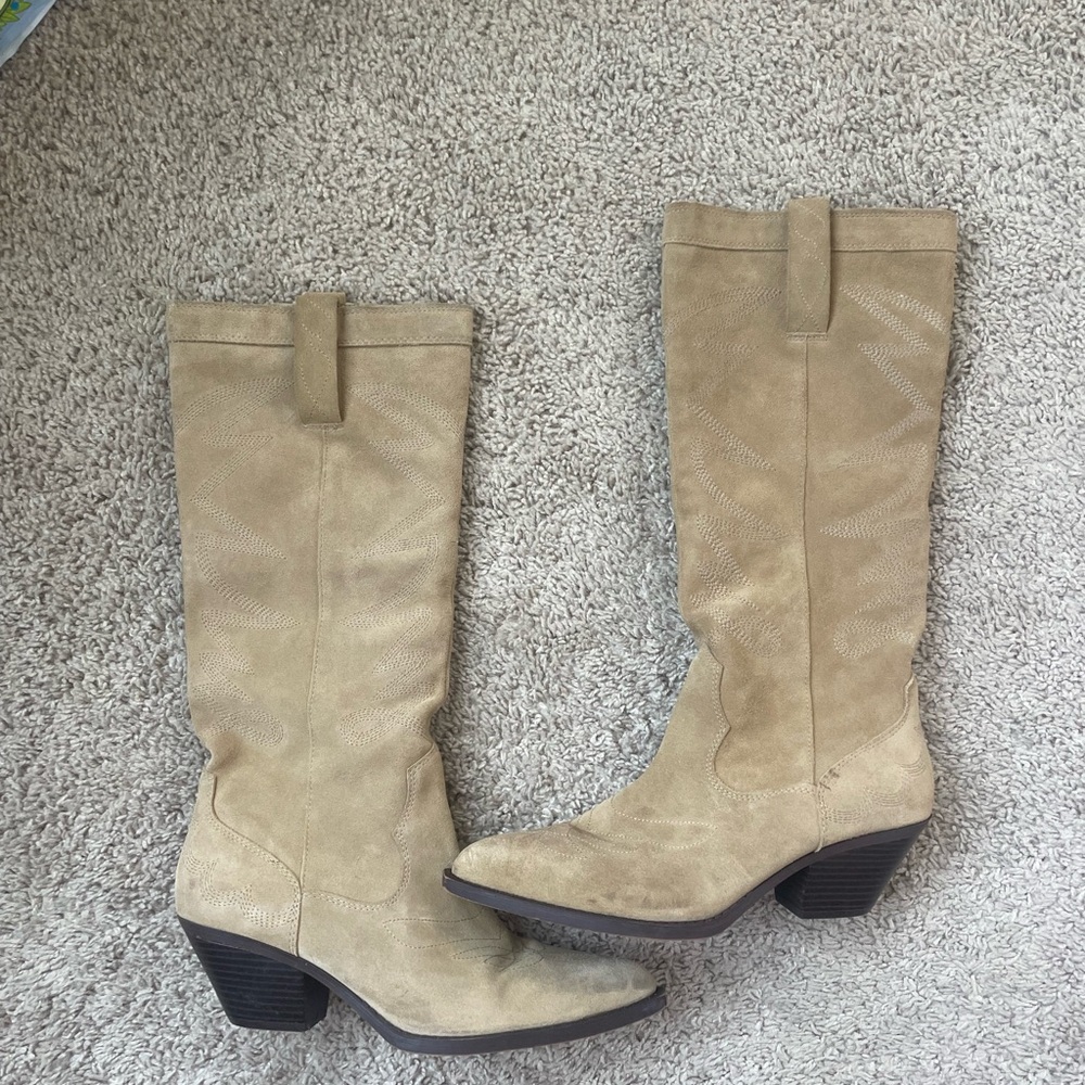 Zara suede boots